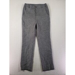 Jingpin Dress Pants Girls 14 Gray Mid Rise Flat Front Straight Leg Casual